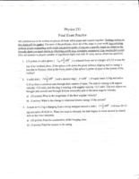 Final Exam Study Guide