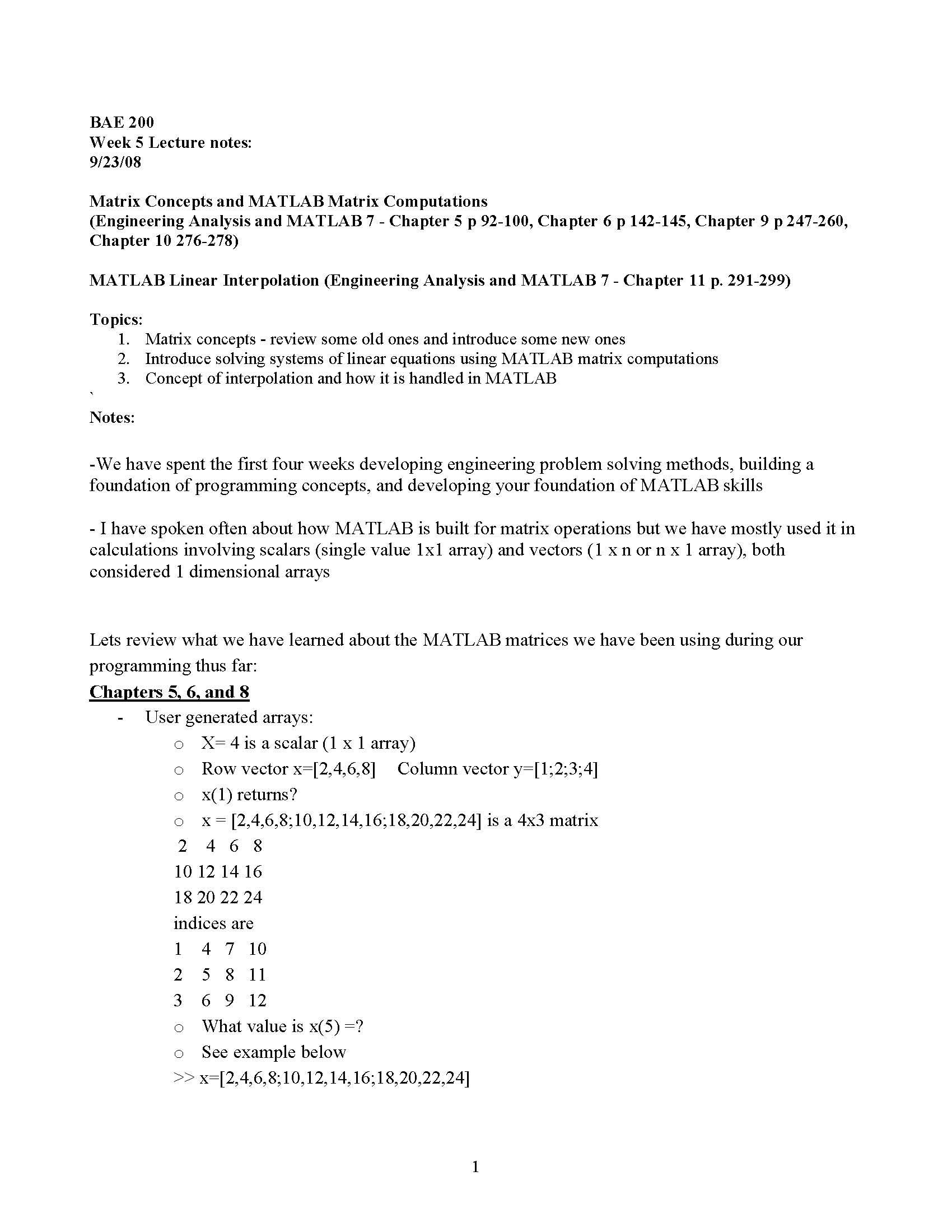 Computer Methods in Biological Engineering