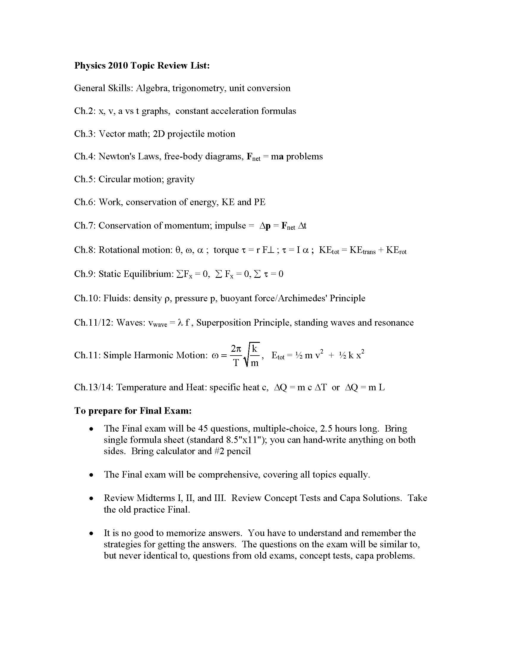 GENERAL PHYSICS 1