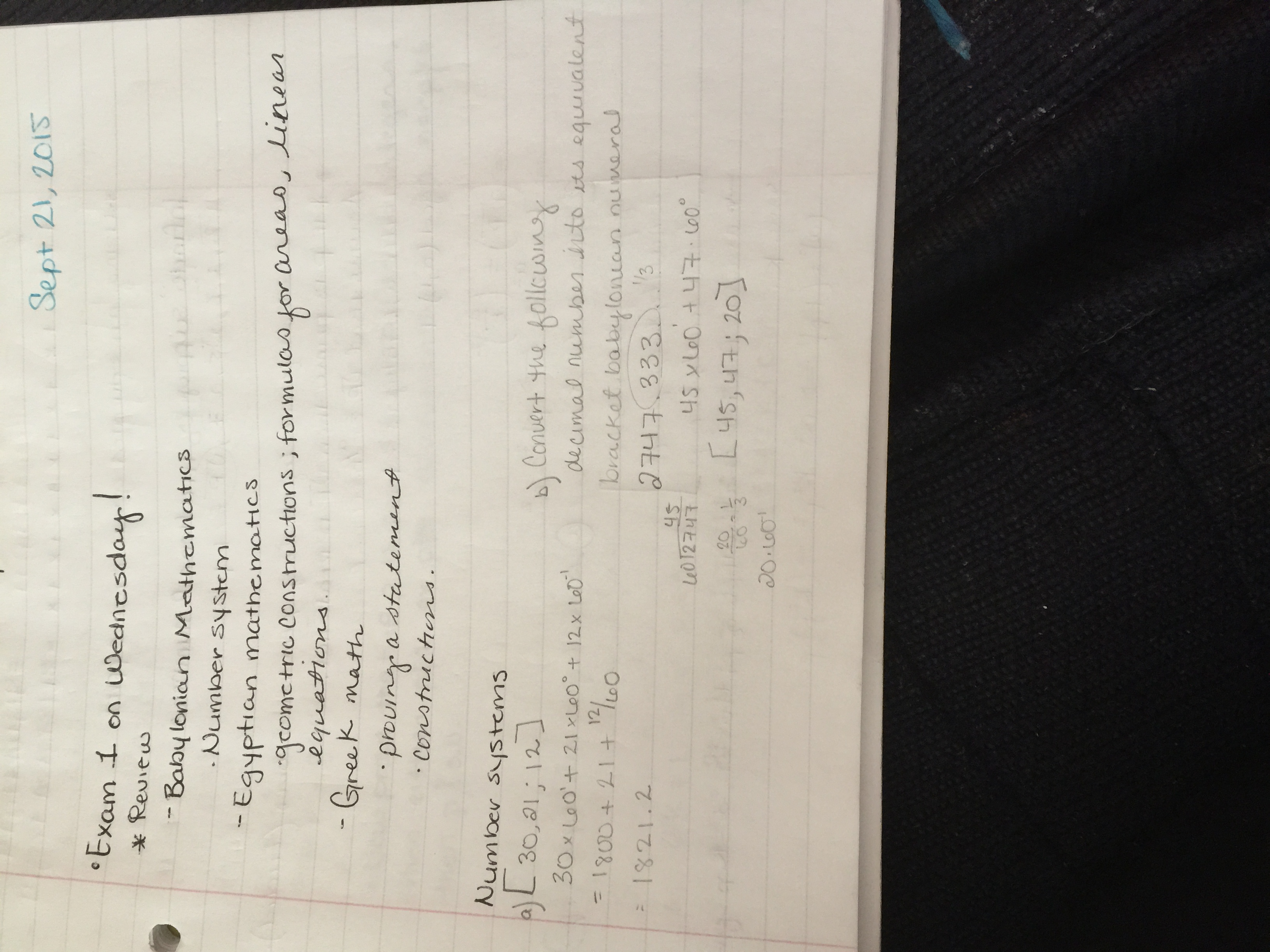 study guide for Exam 1 