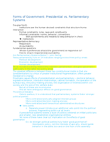 Forms of Government