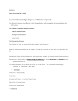 Module I Floyd: Perceiving Self & Other