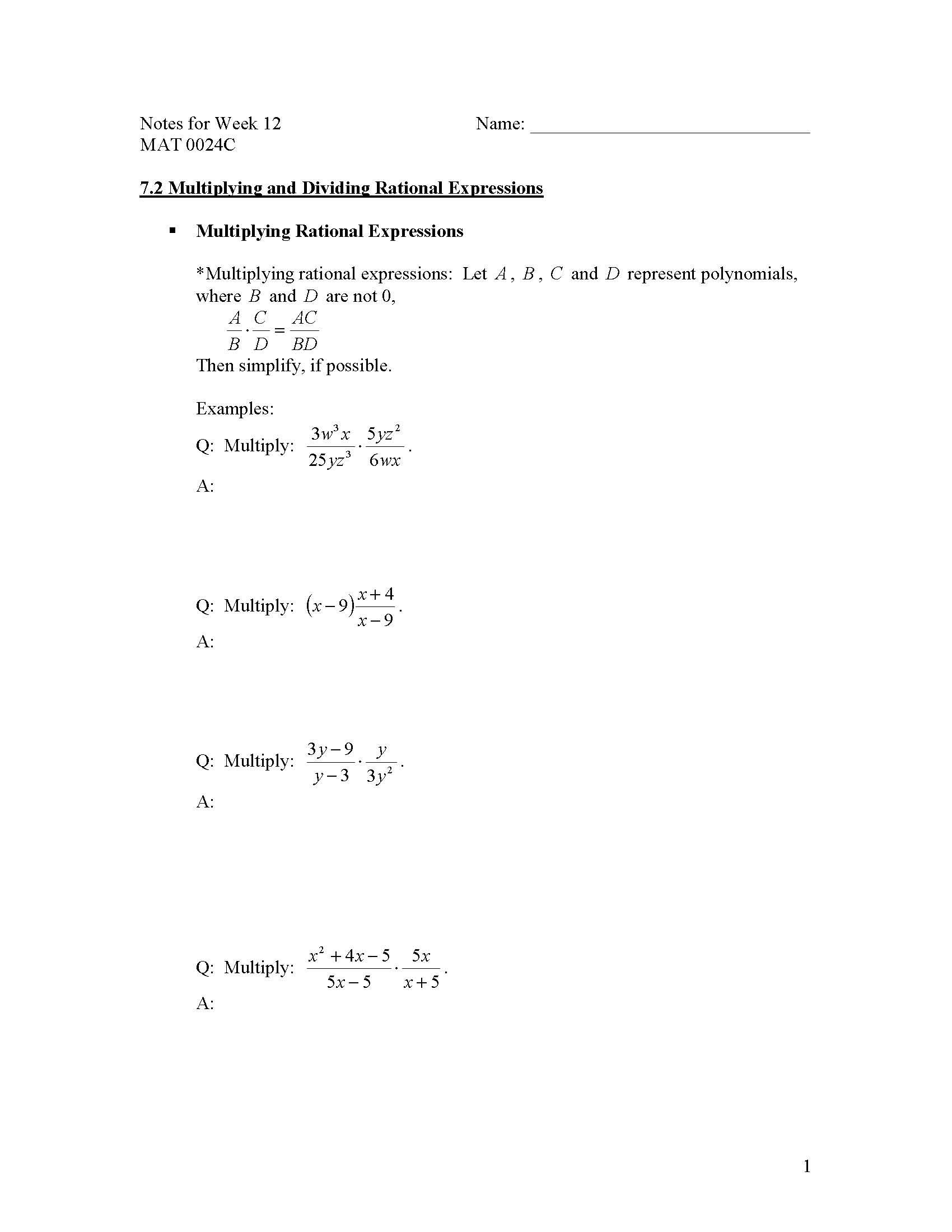 Beginning Algebra LinC Bridg