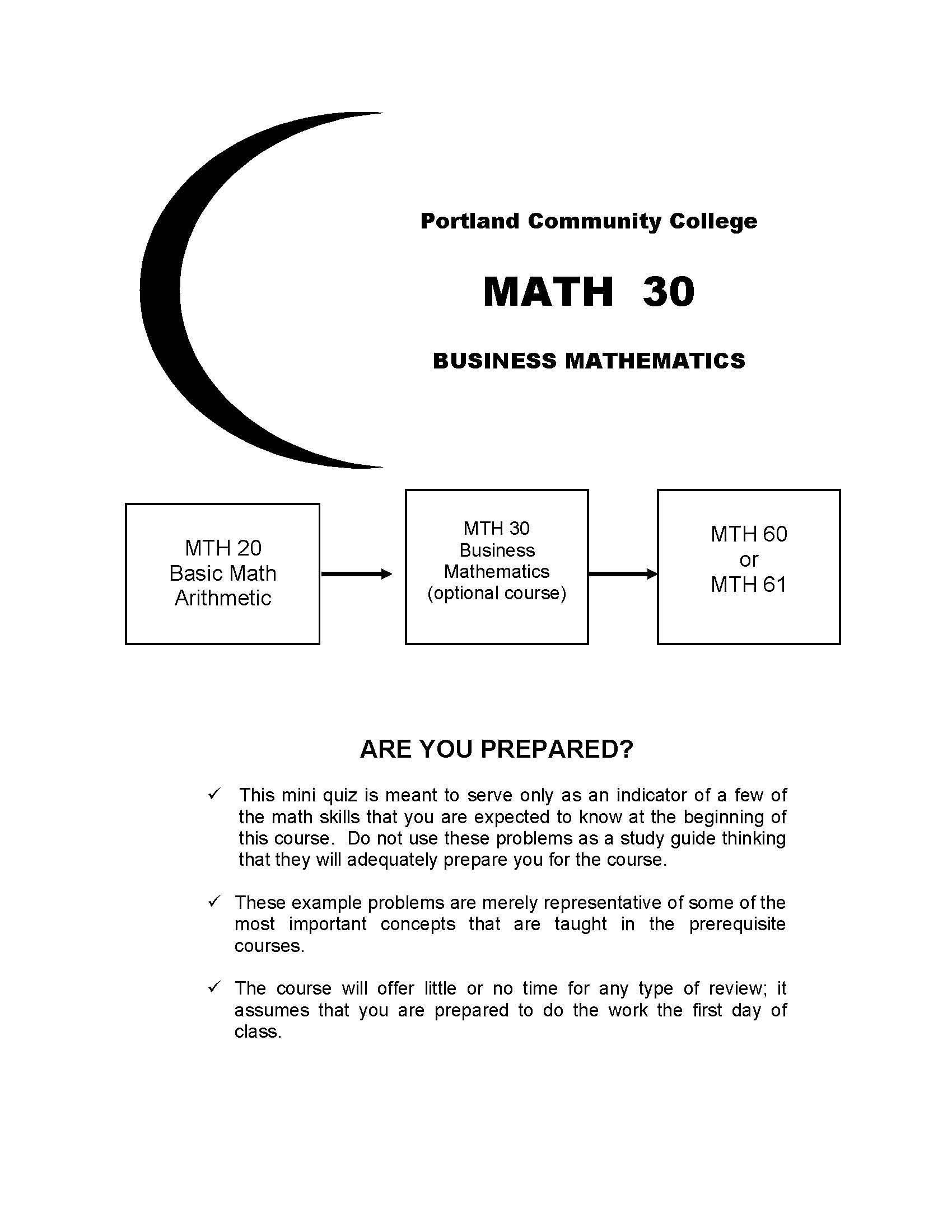 Business Mathematics