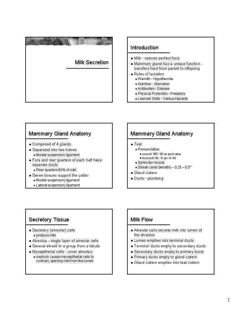 DAIRY PRODUCTION SYSTEMS