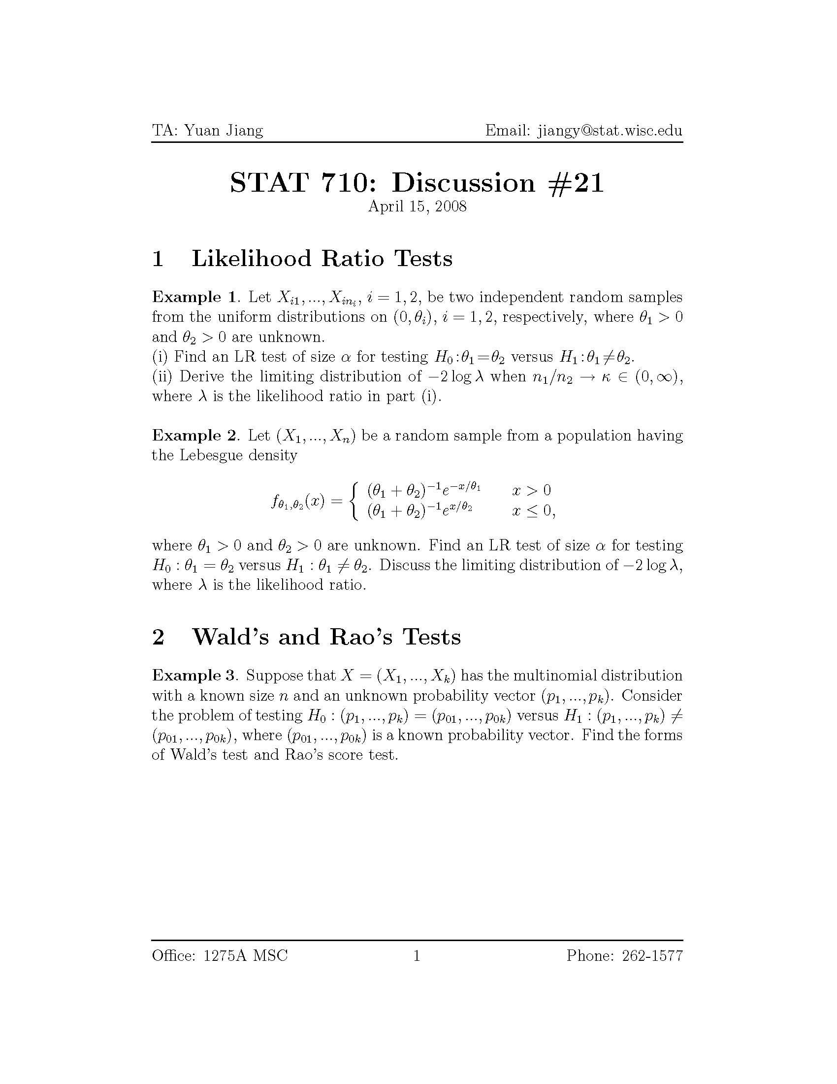 Mathematical Statistics