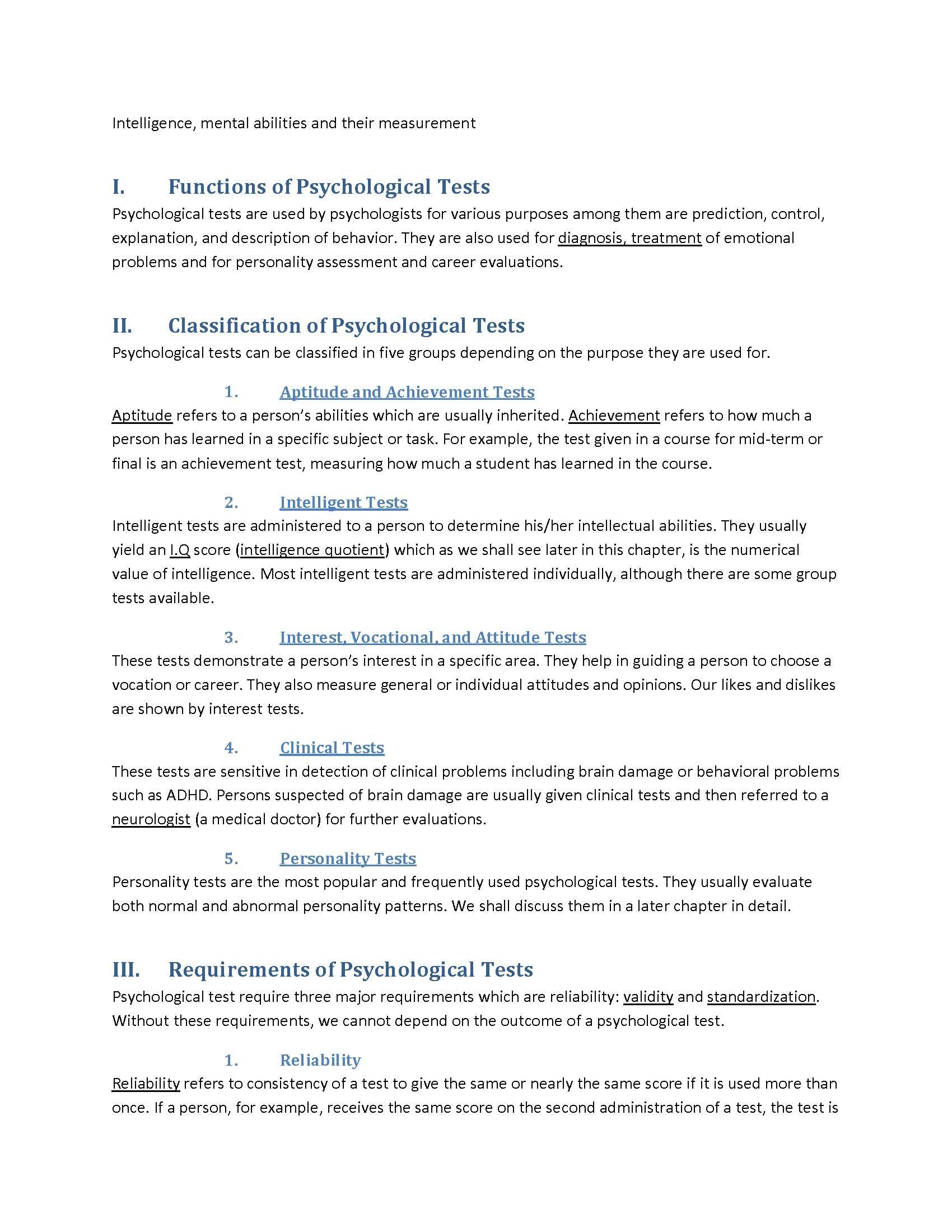 General Psychology