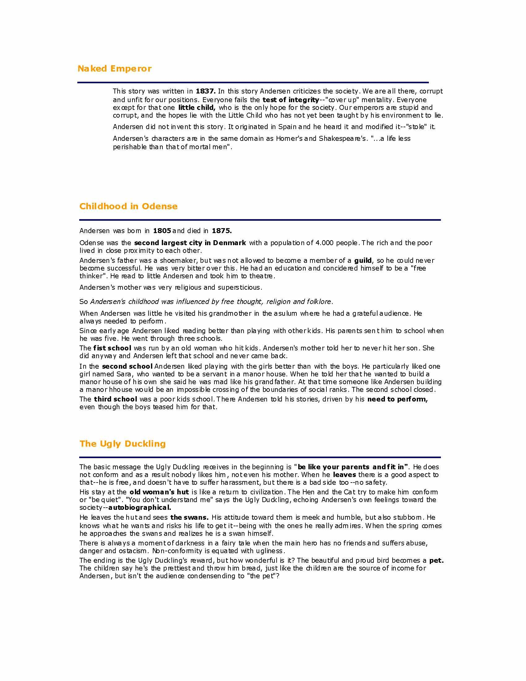 In Translation The Tales of Hans Christian Andersen