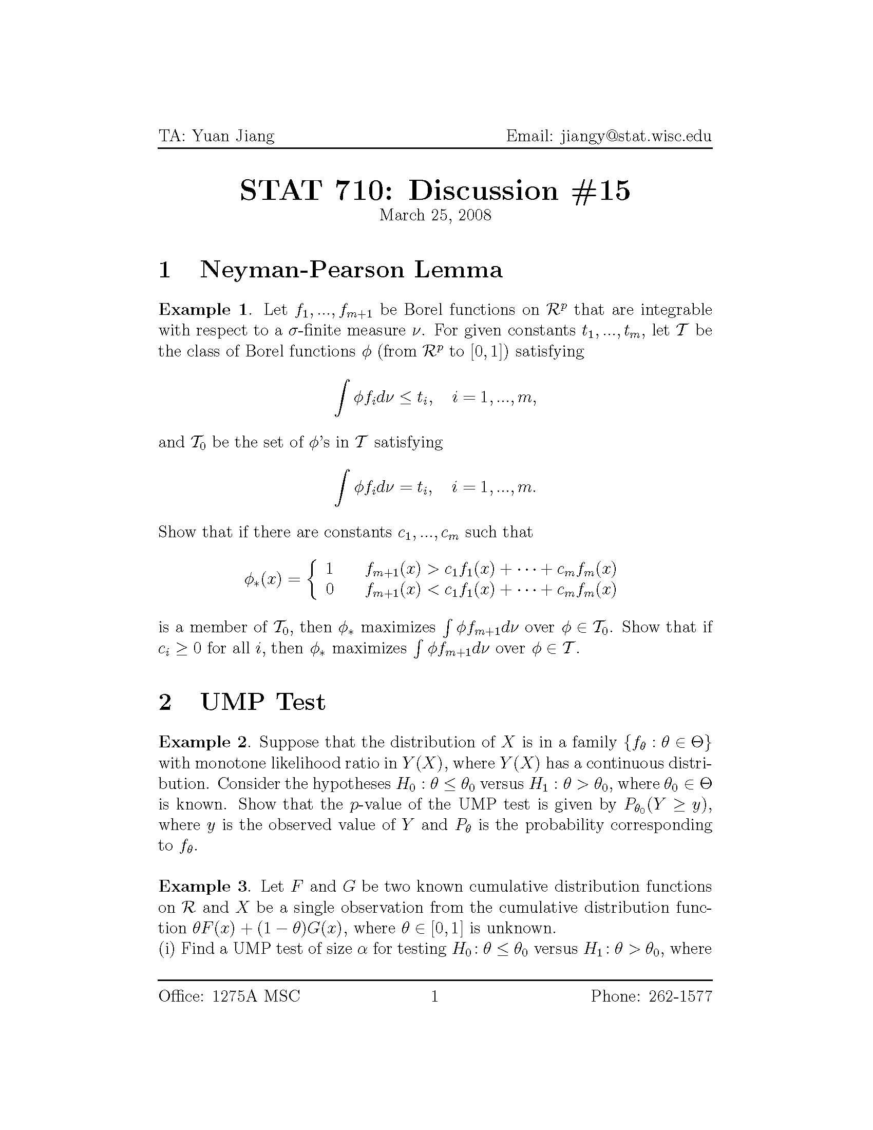 Mathematical Statistics