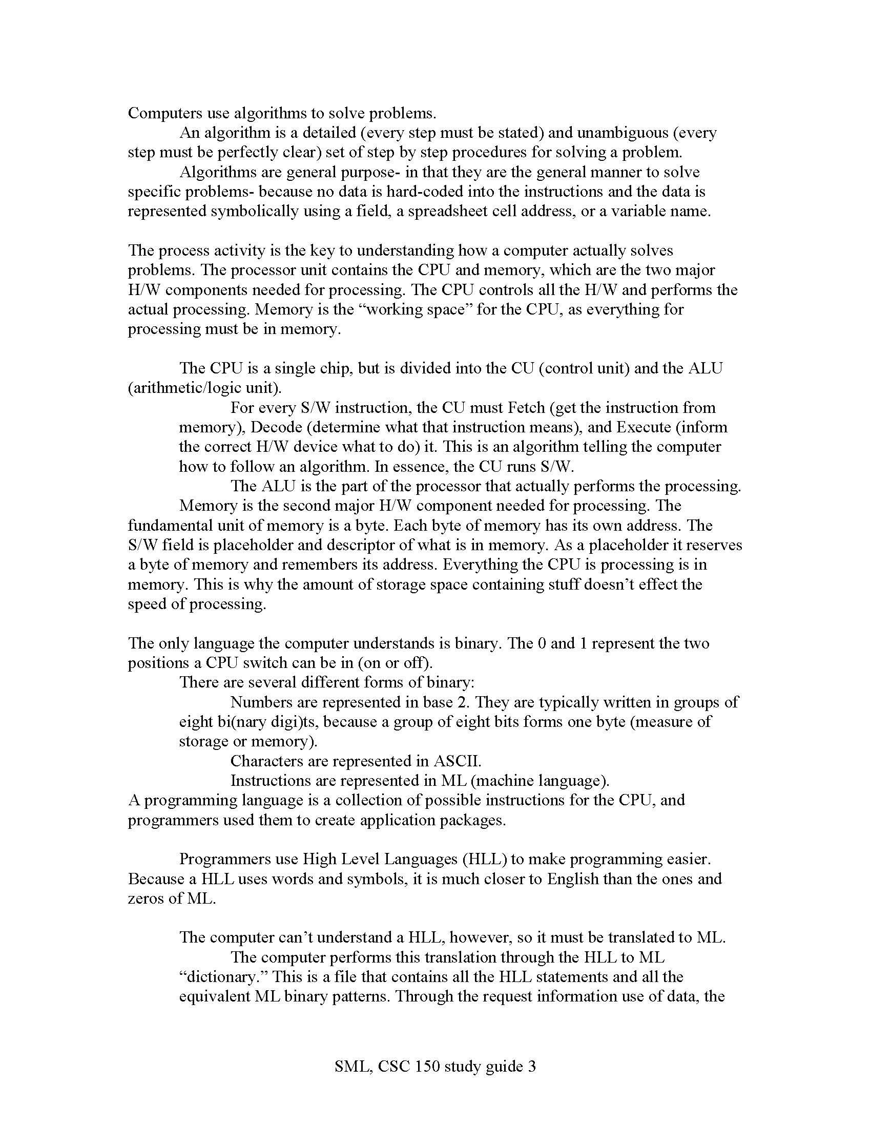 Foundations of Comp Science