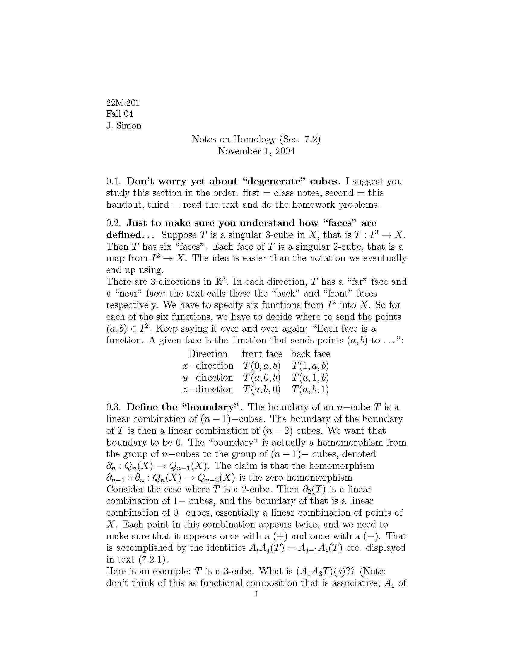 Introduction to Algebraic Topology