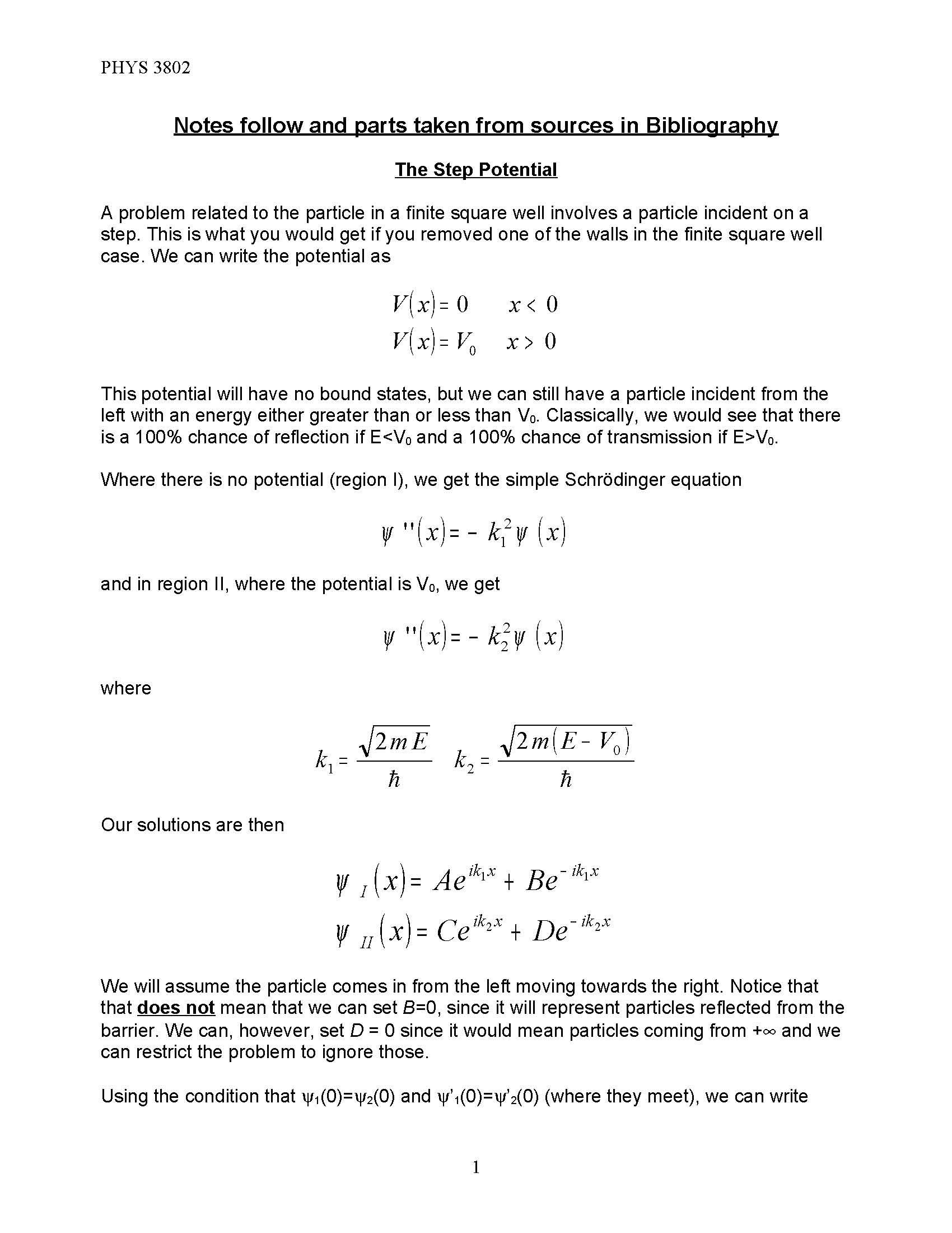 INTERMEDIATE MODERN PHYSICS