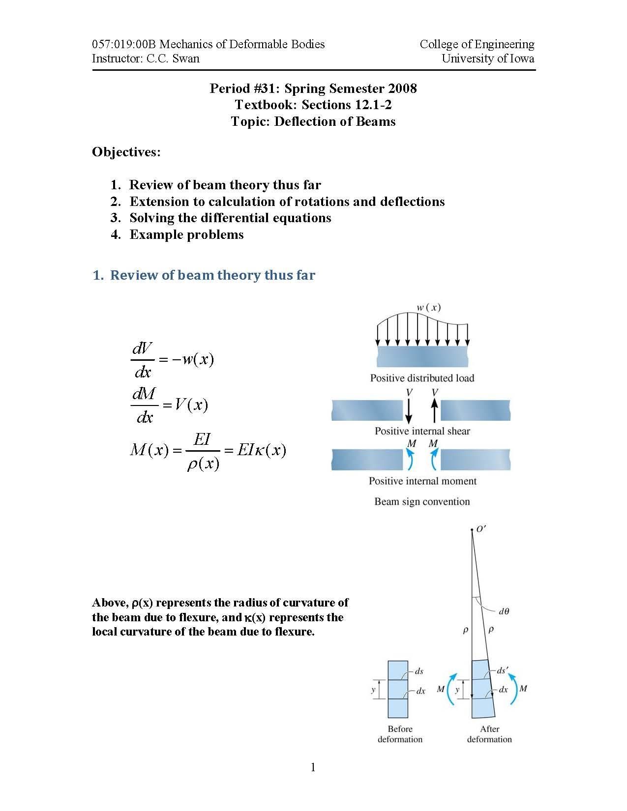 Mechanics of Deformable Bodies