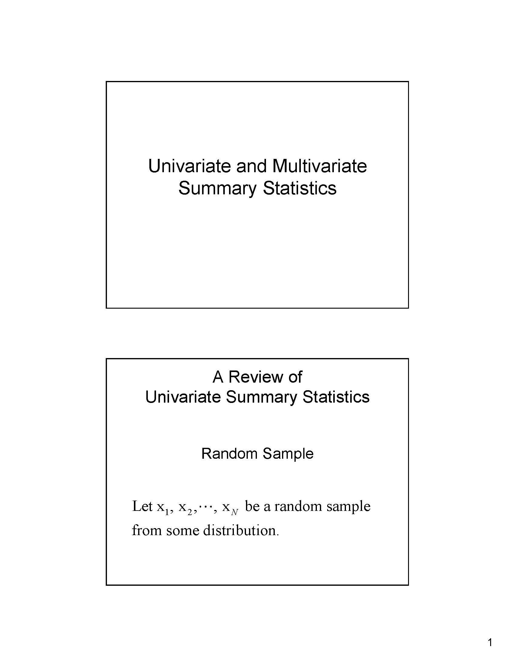 Applied Multivariate Methods