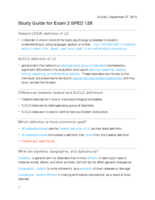 Study Guide for Exam 2 on Chapters 6 and 7