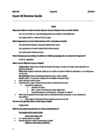 Exam #2 Review Guide