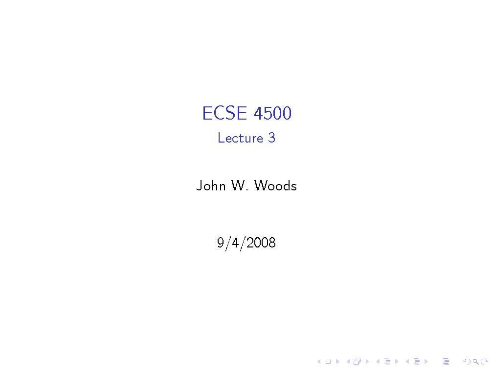 PROBABILITY FOR ENGR APPL