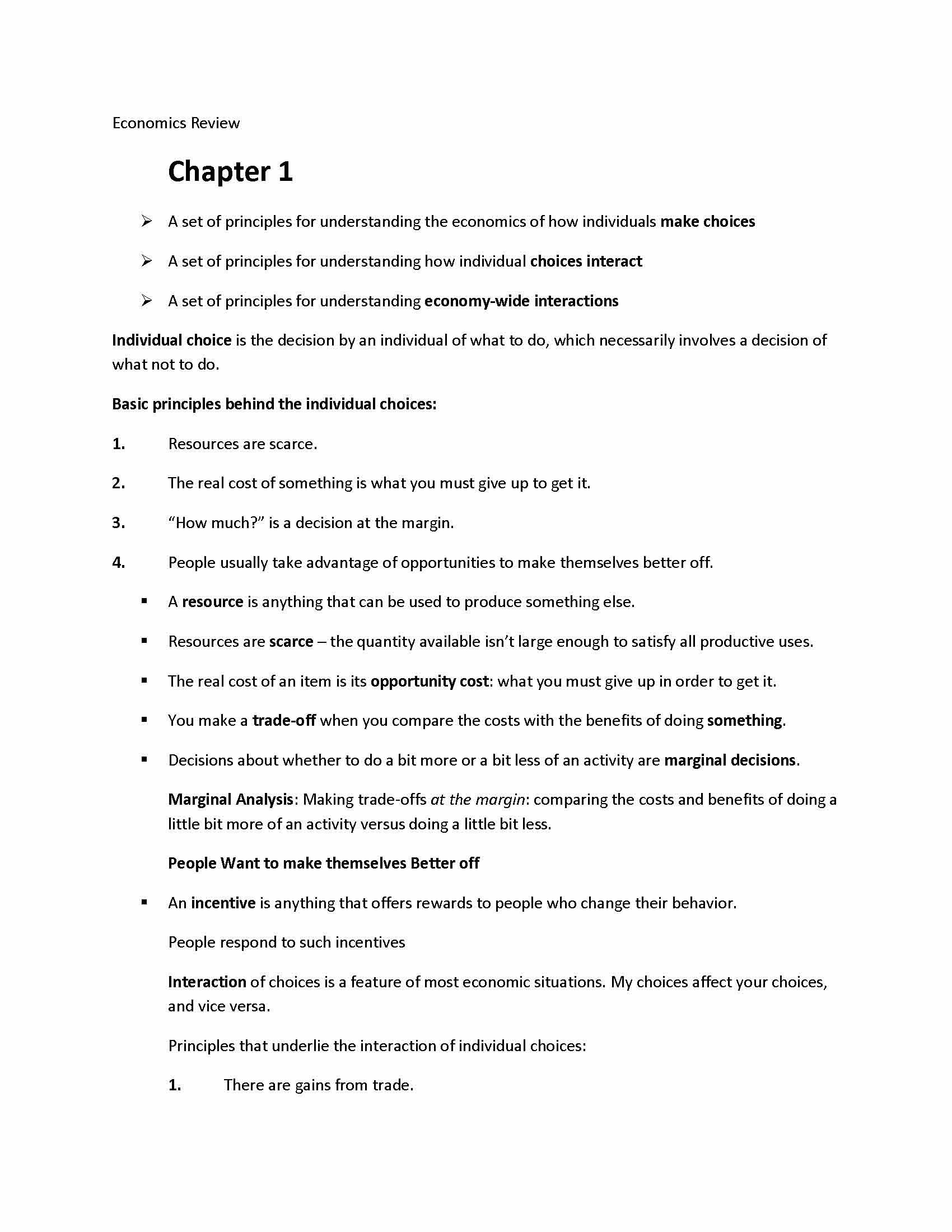Principles of Microeconomics