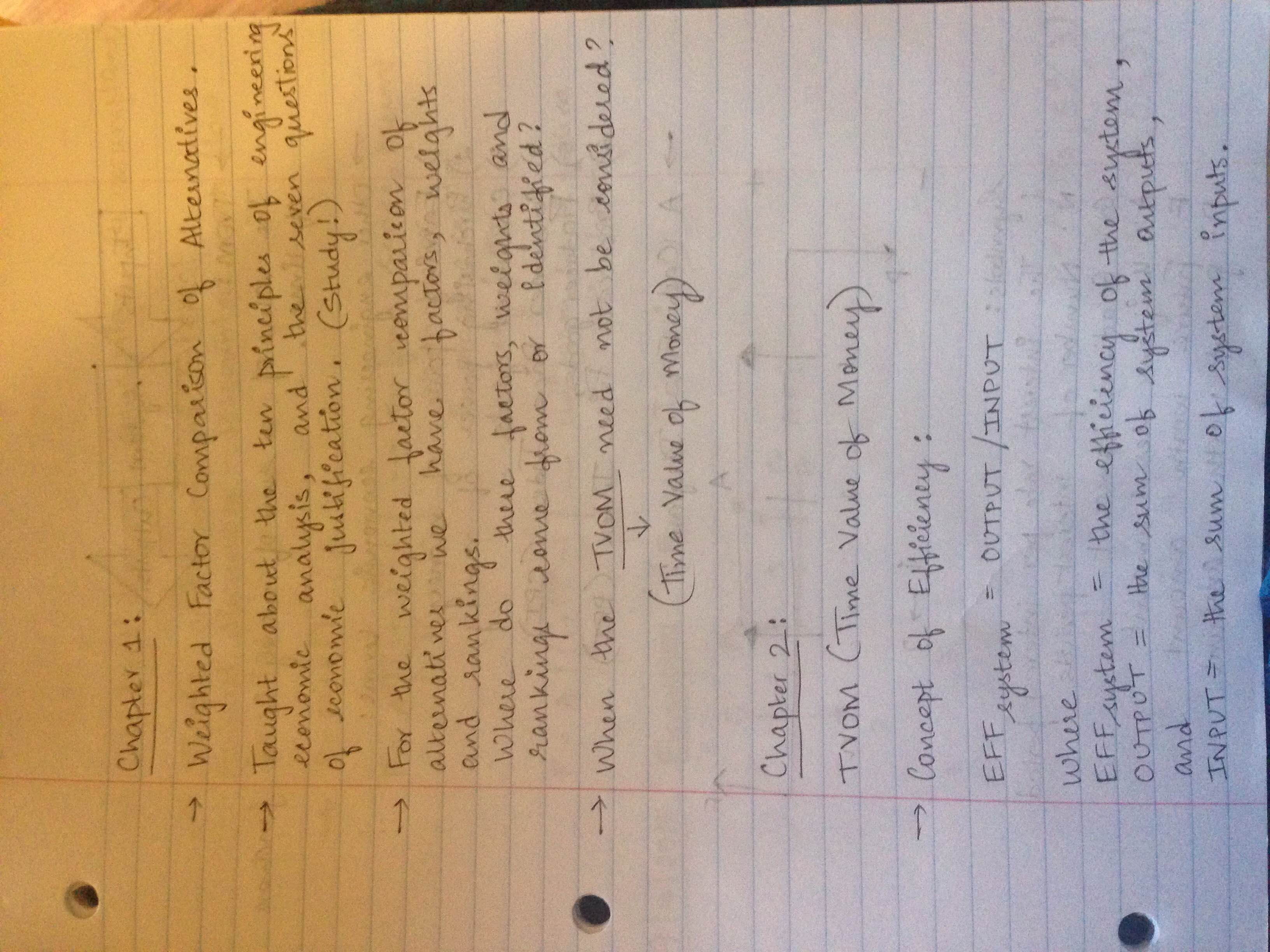 Advanced Engineering Economy Notes