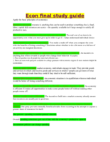 study guide for final exam