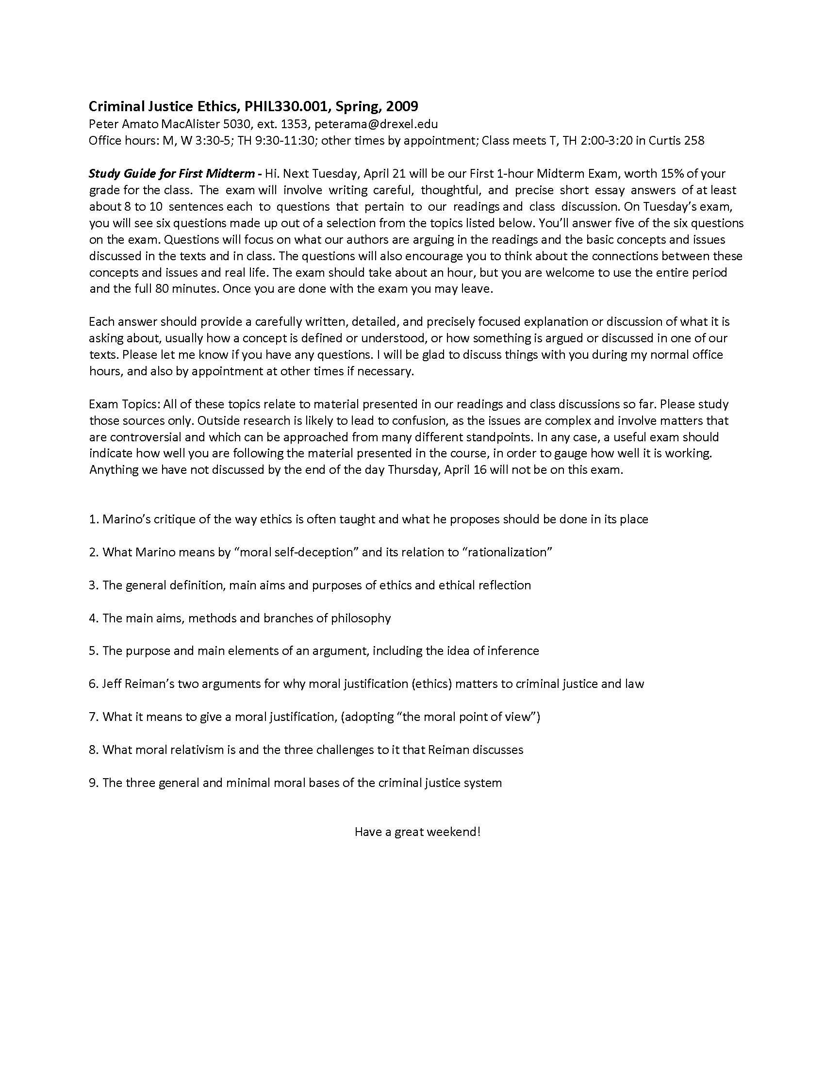 EthicalIssuesinCriminalJustice