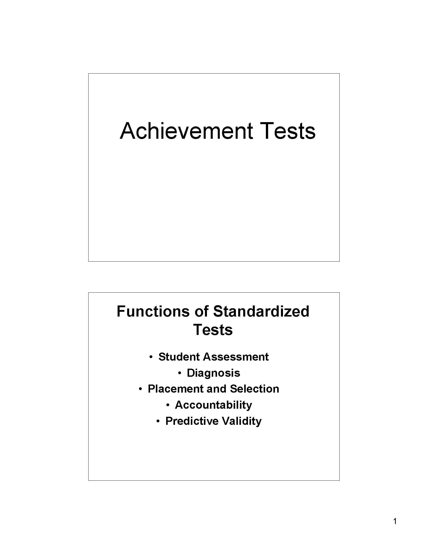 Educational Testing and Measurement