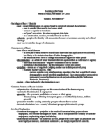 SOC 204 Notes - 11/13/2015