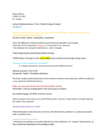 First week of notes, Ch. 1 and 2