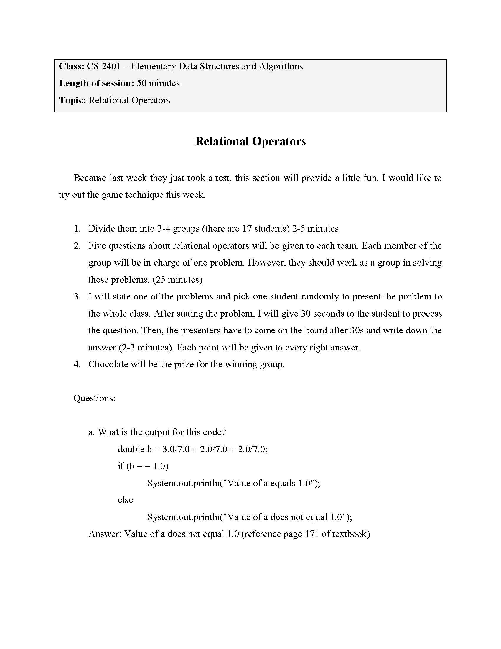 Elem. Data Struct.Algorithms