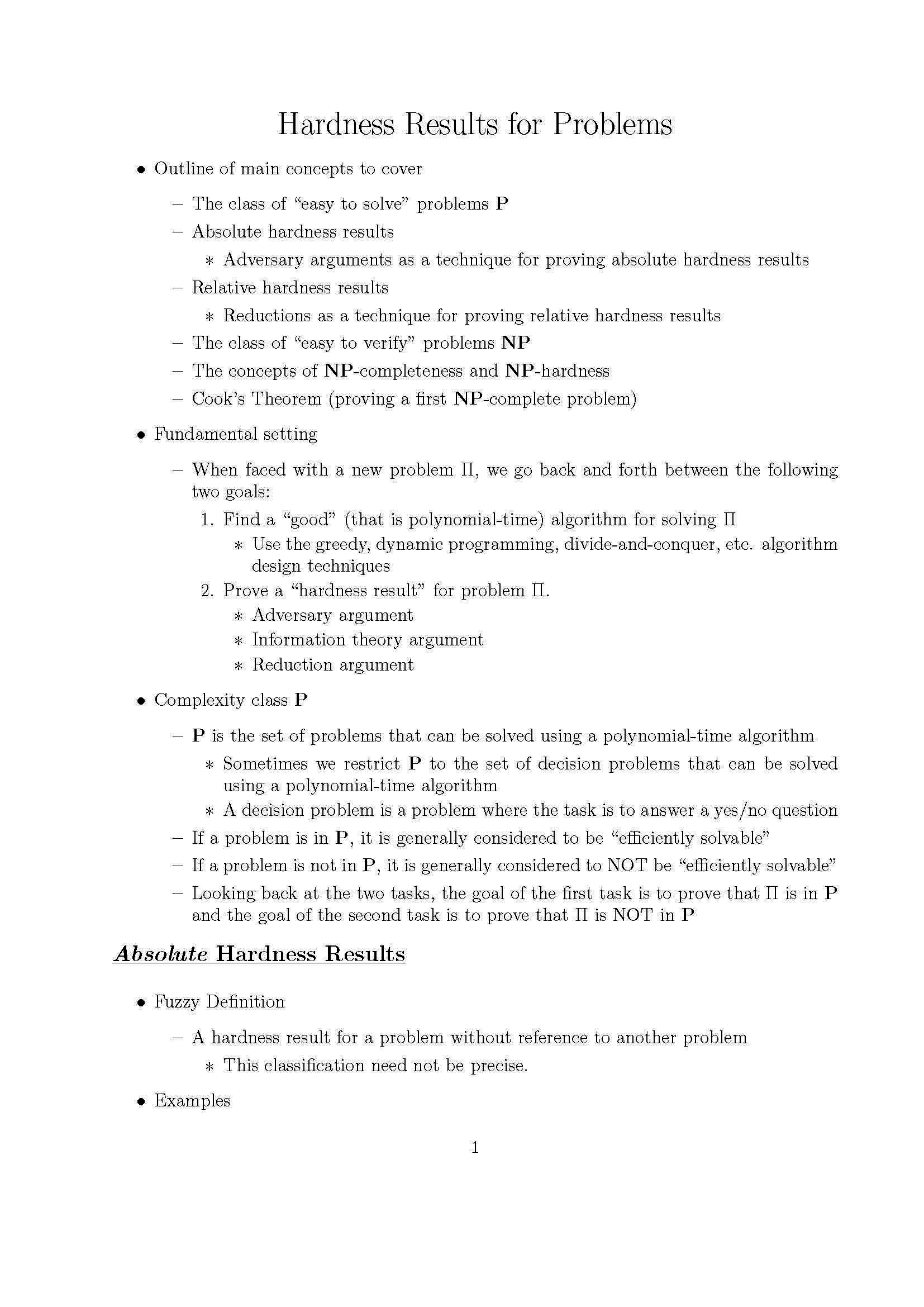 Design & Theory of Algorithms