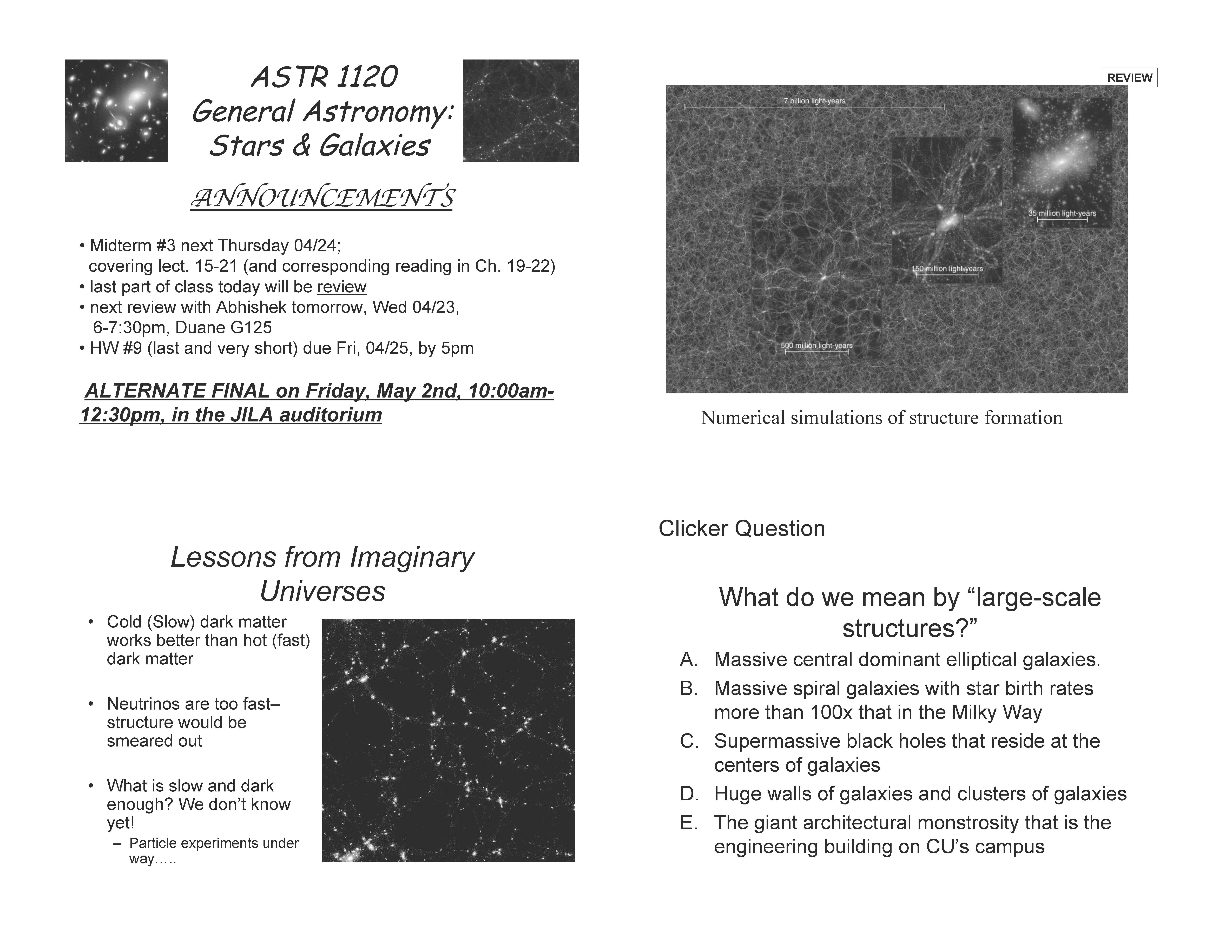 General Astronomy Stars and Galaxies