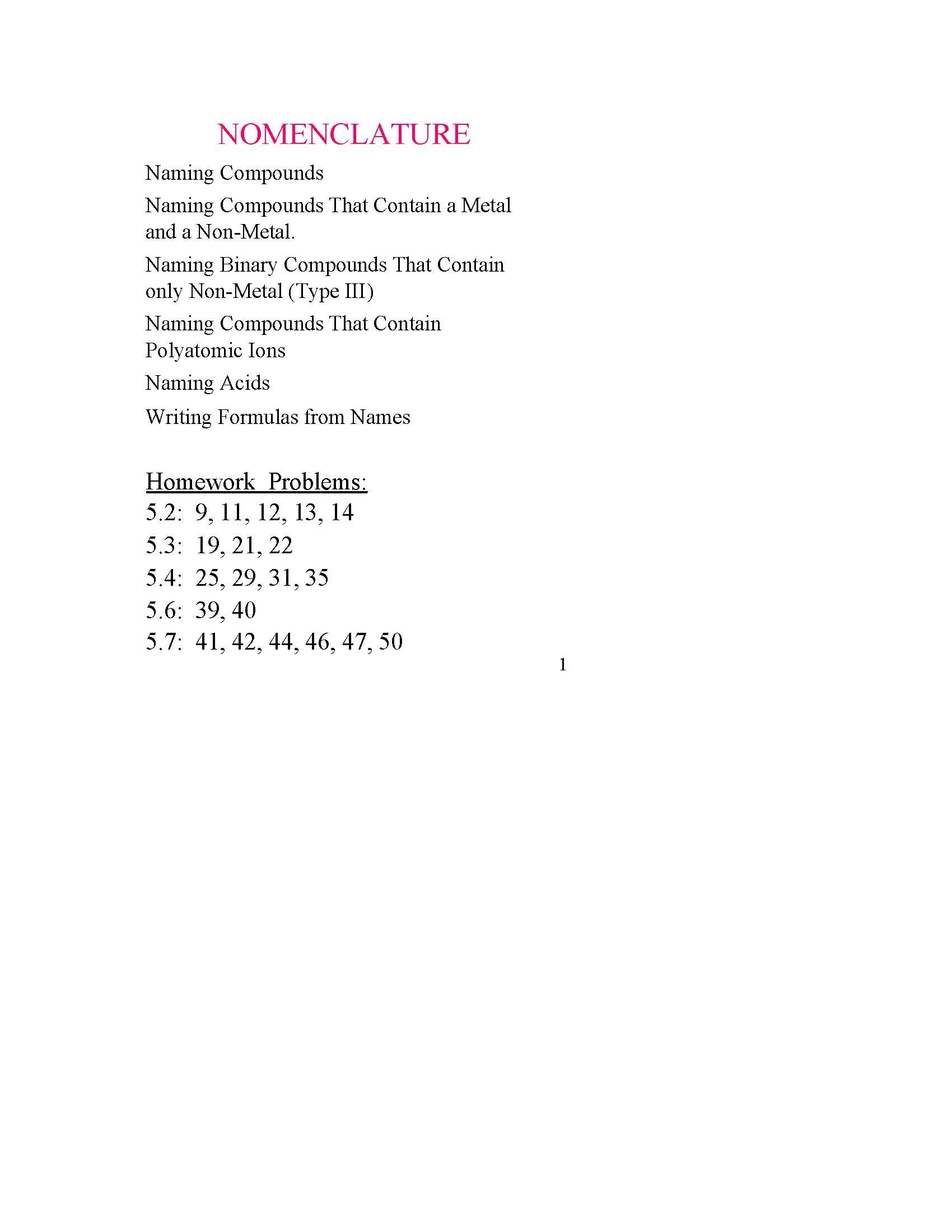 INTRO TO GEN CHEM