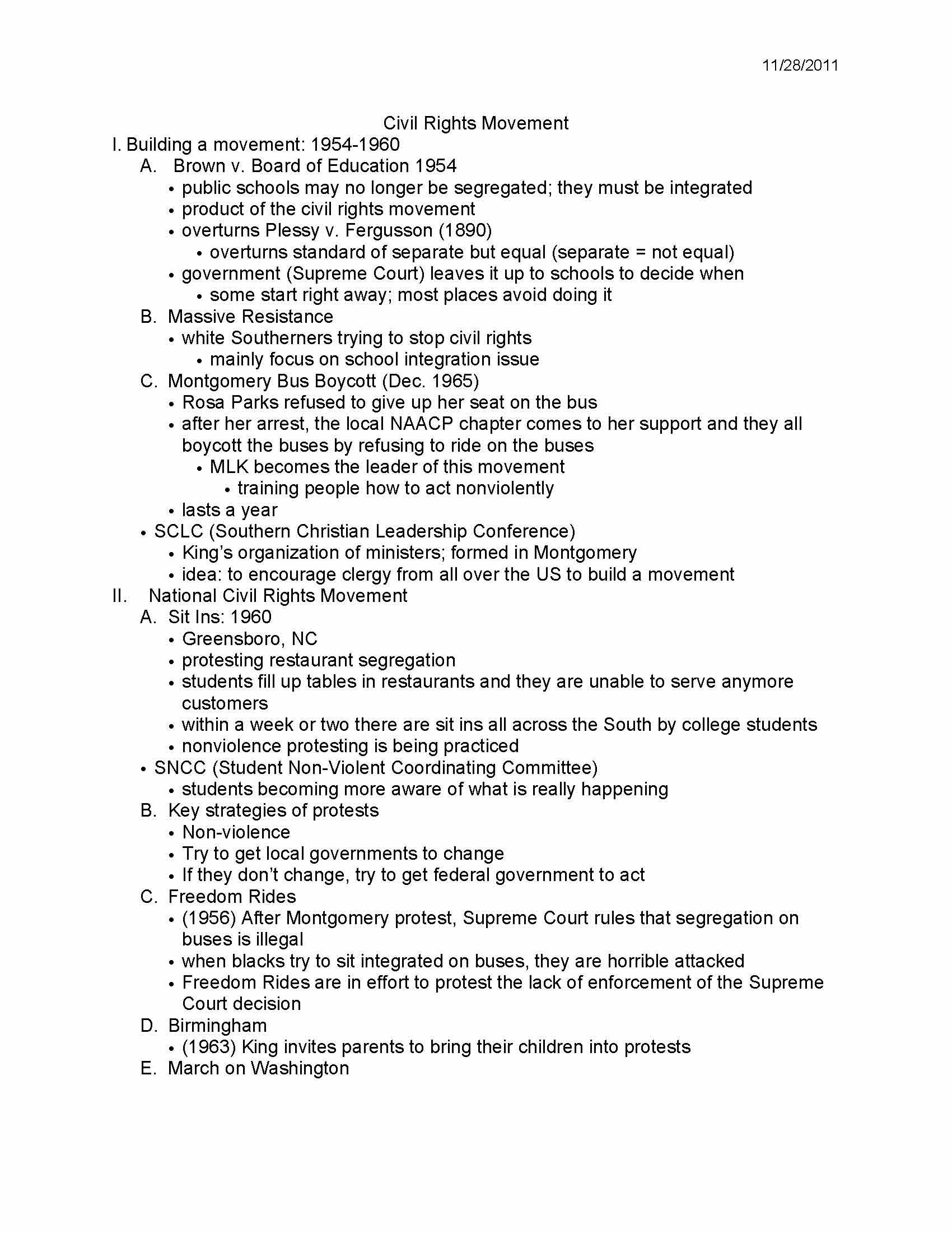 Survey of United States History II