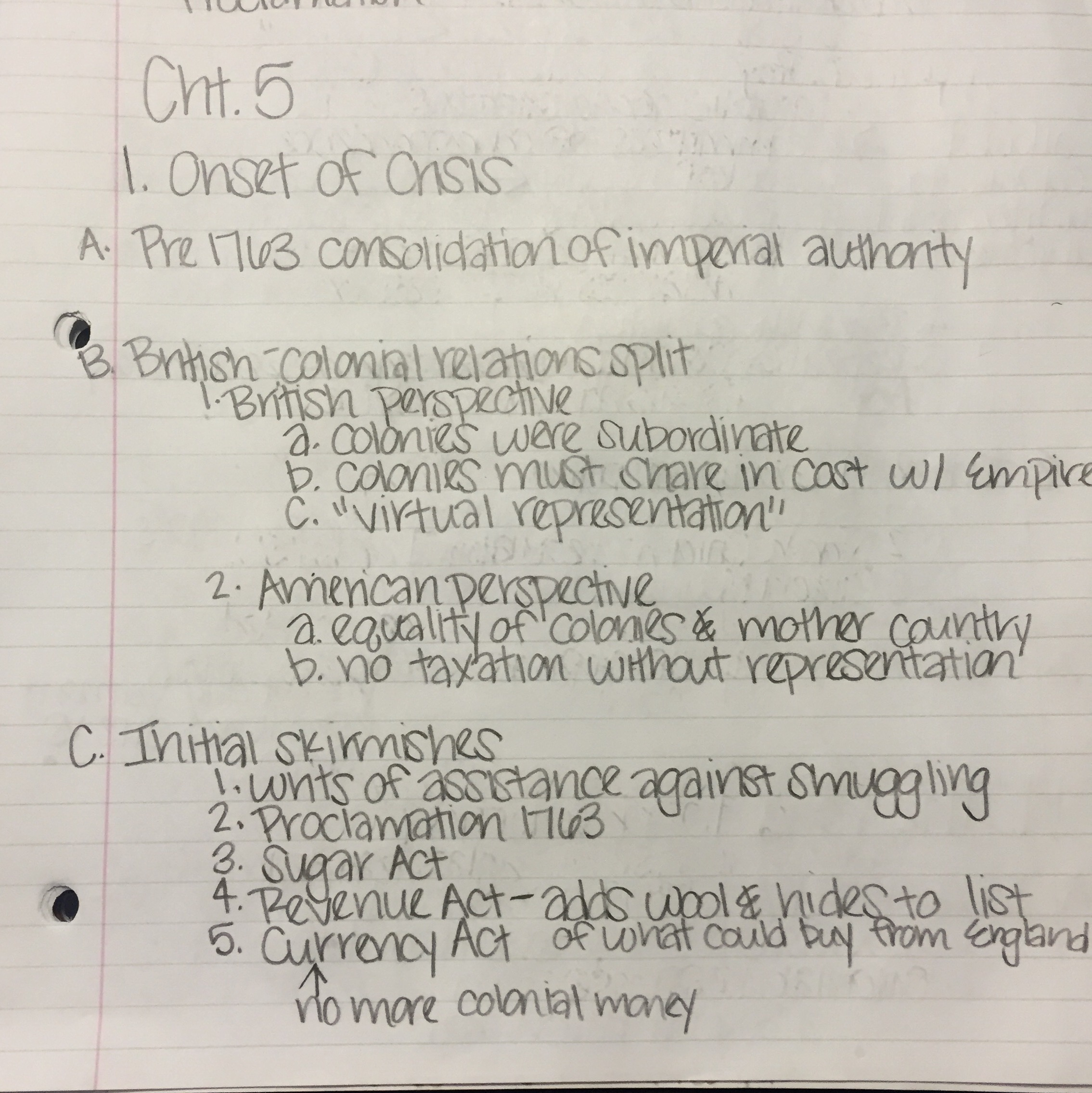 HIST 2010-NOTES FEB. 15-19 Week 5 