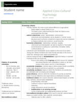 Chapter 1- Understanding Cross-Cultural Psychology