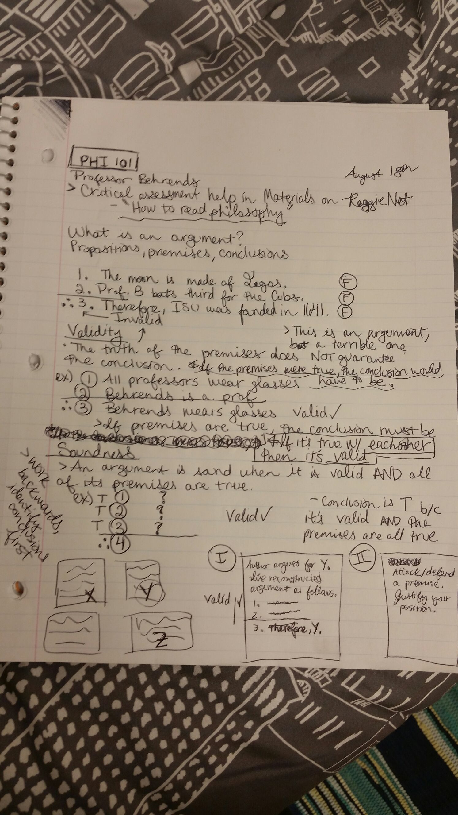 PHI 101 Week 1 Notes