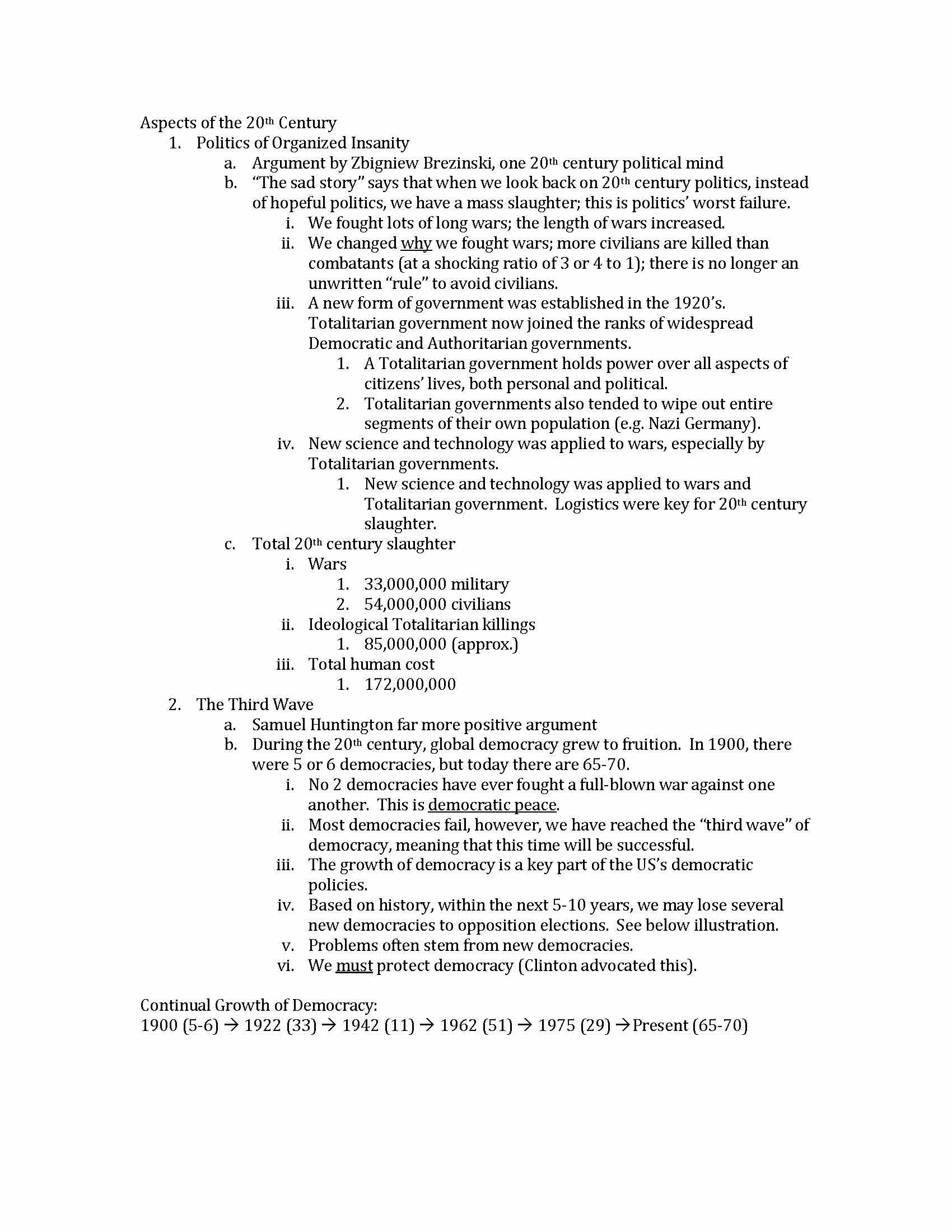 Foundations of Government