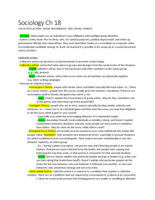 Sociology 1101--Ch 18