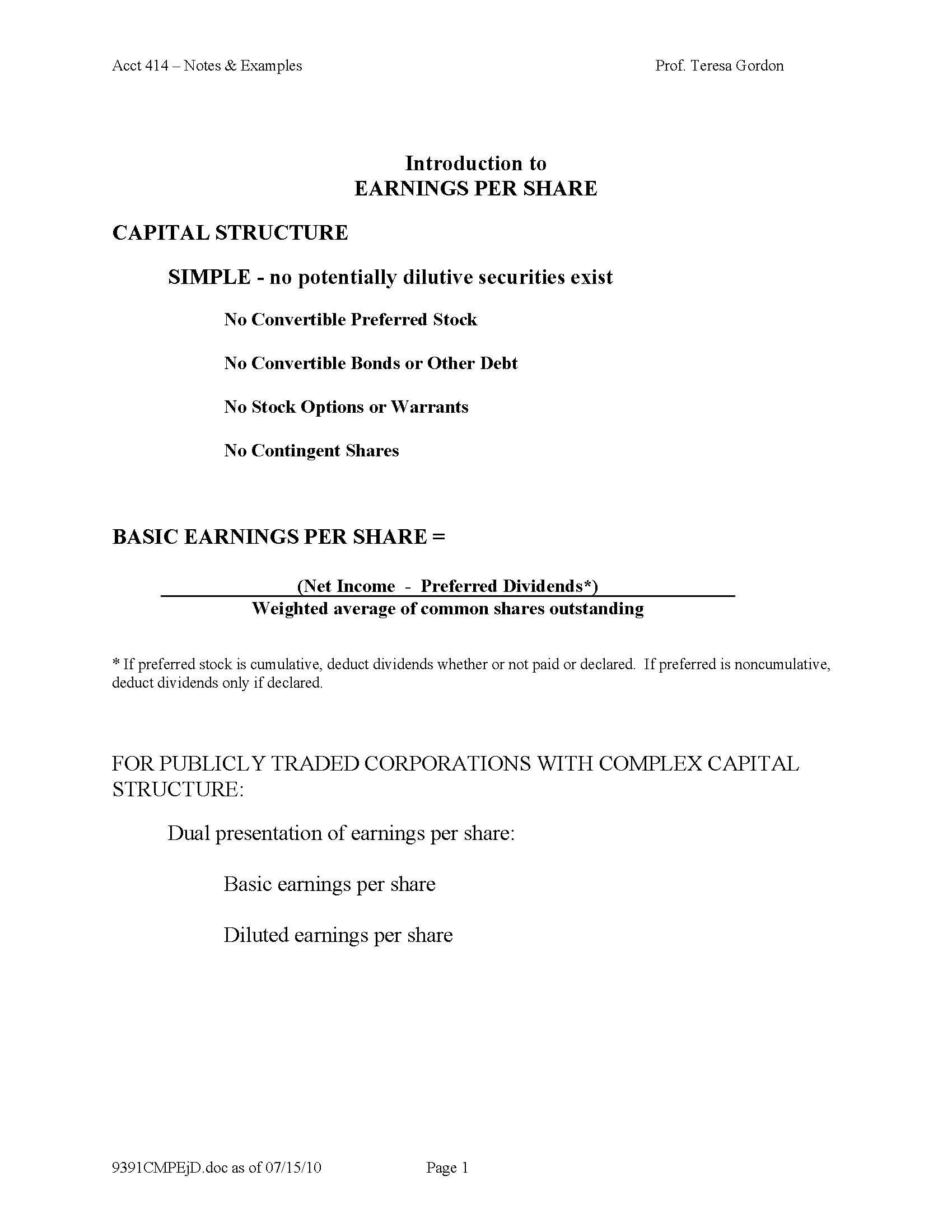 Intermediate Financial Accounting II