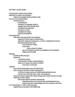 GEO 103 First Reading 100,000 years notes