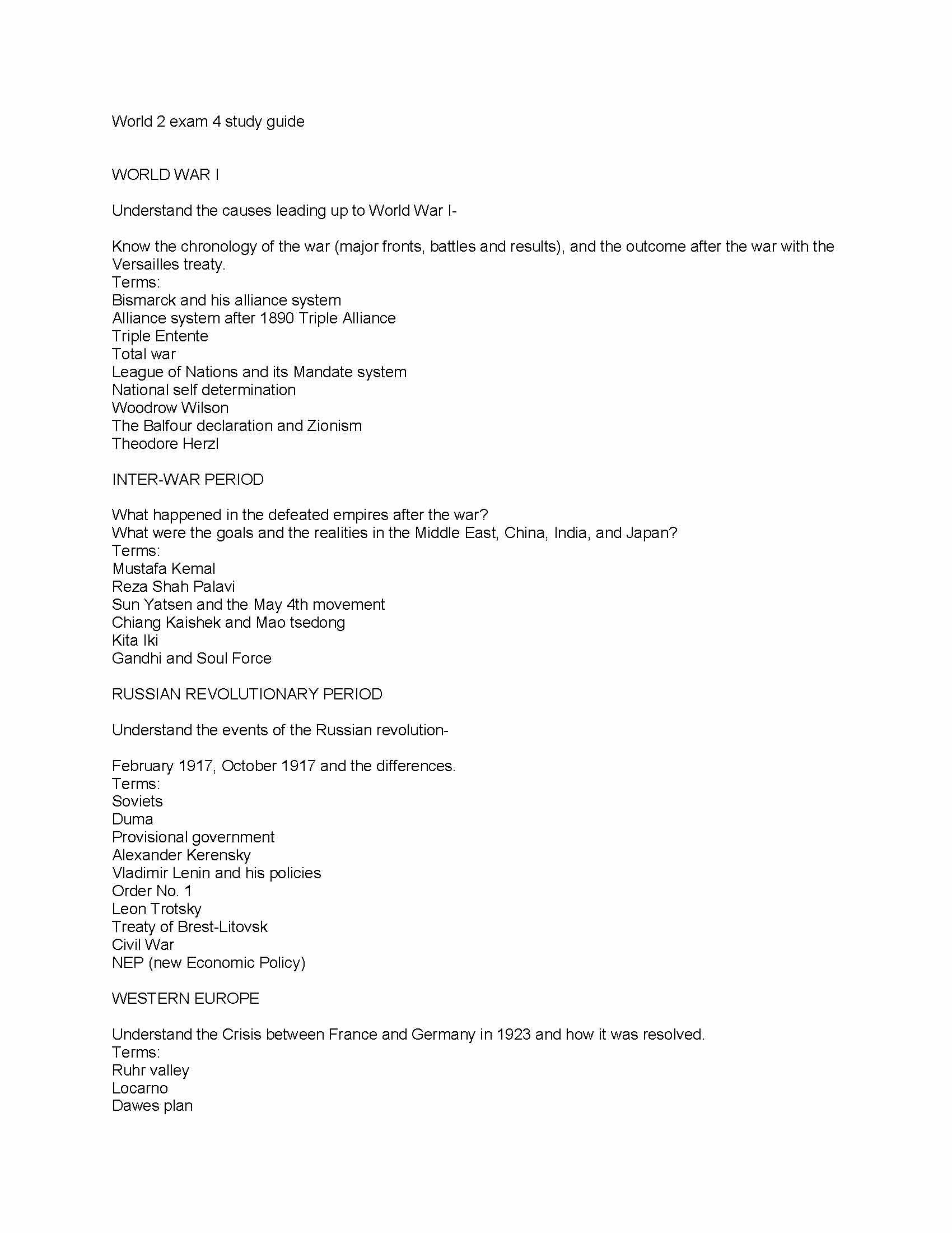 World History Since 1500