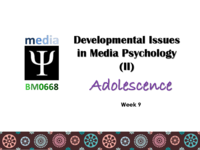 Last 6 notes of Media Psychology 