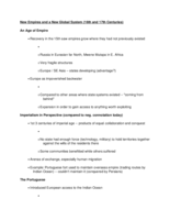 World History 1500-Present