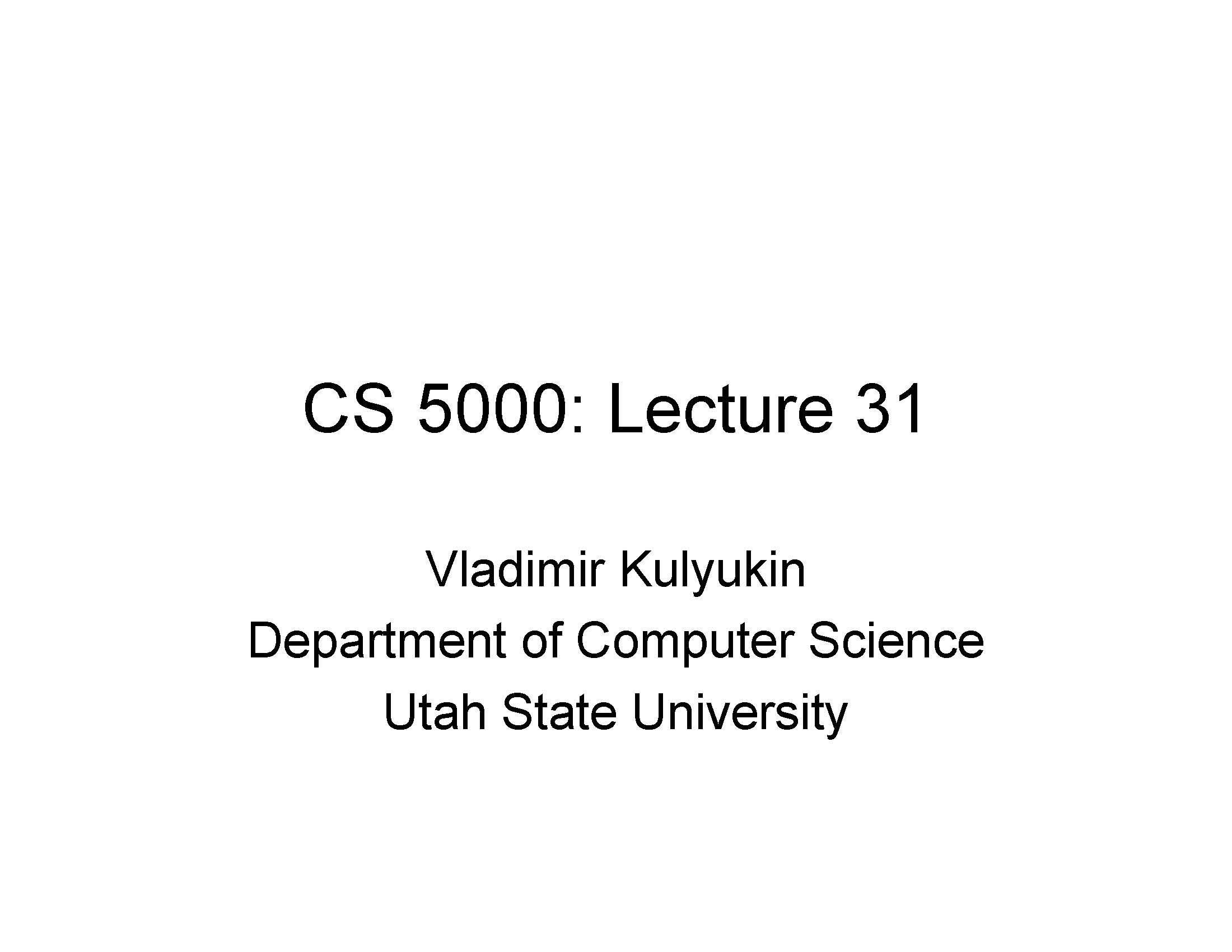 Theory of Computability