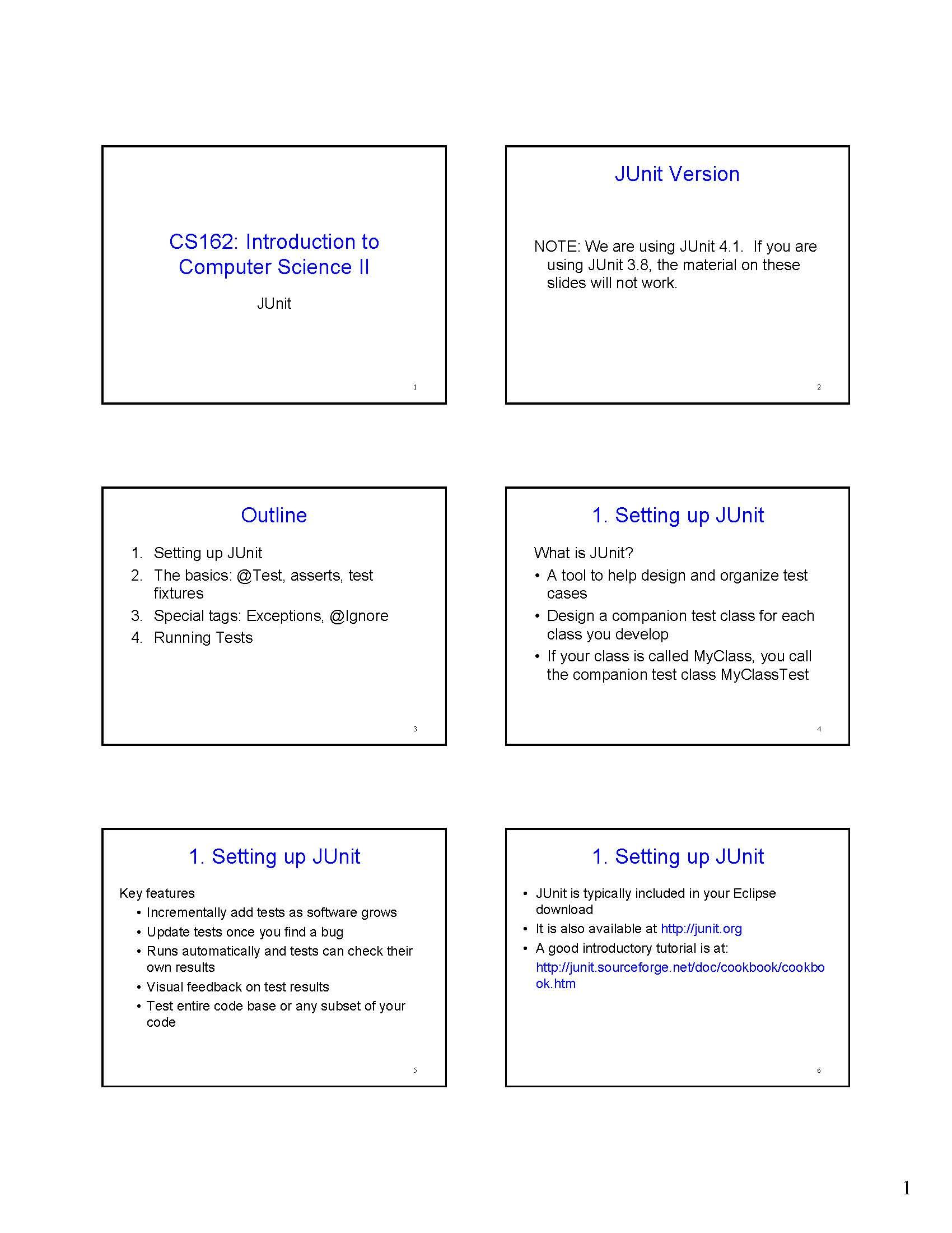 INTRODUCTION TO COMPUTER SCIENCE II