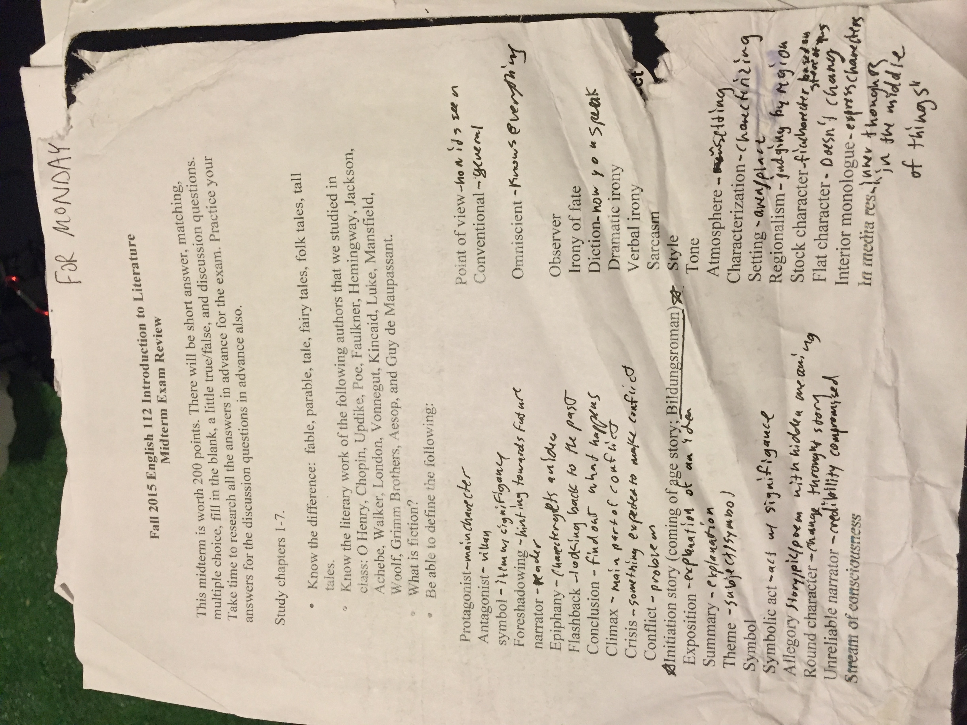 Study Guide with Answers