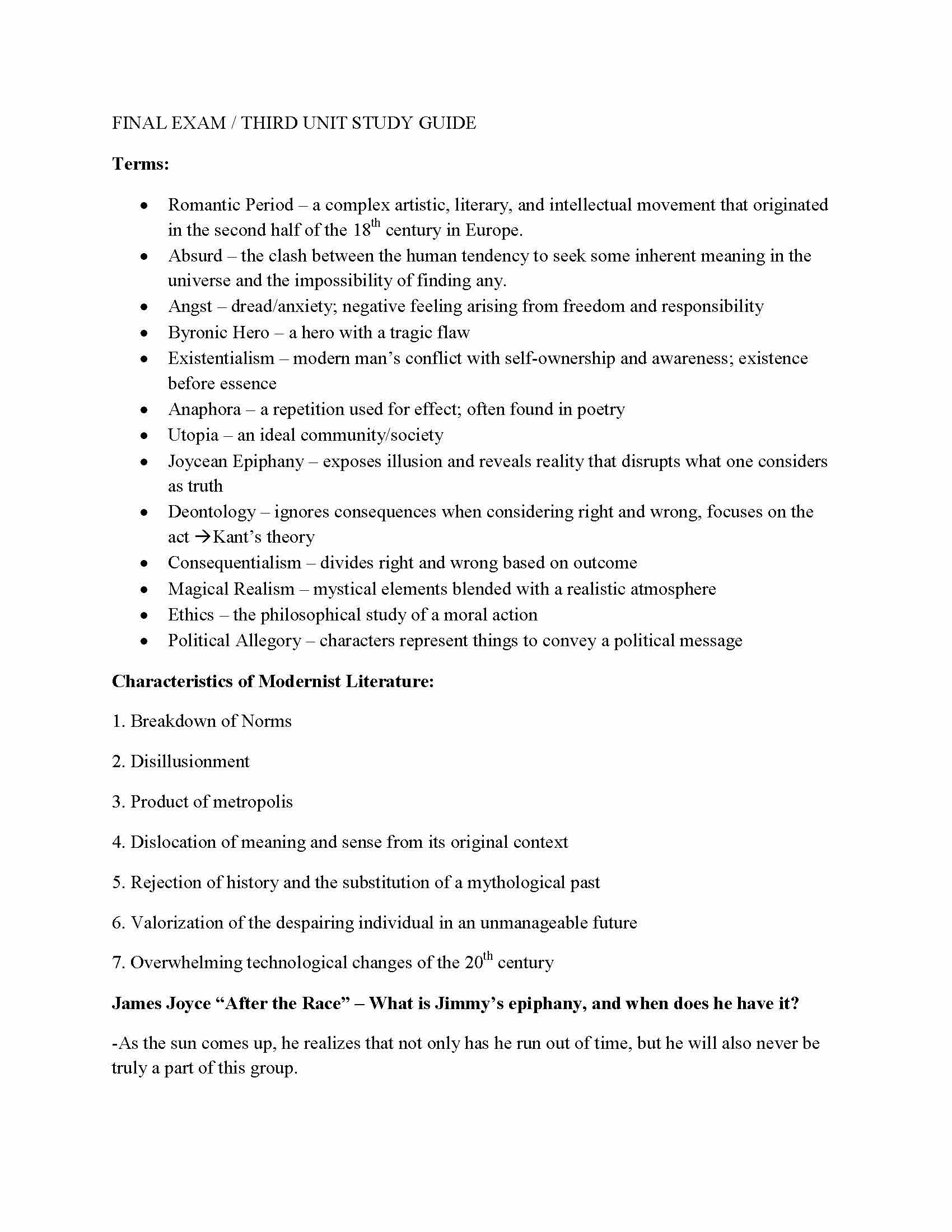 Humanities in the Modern World