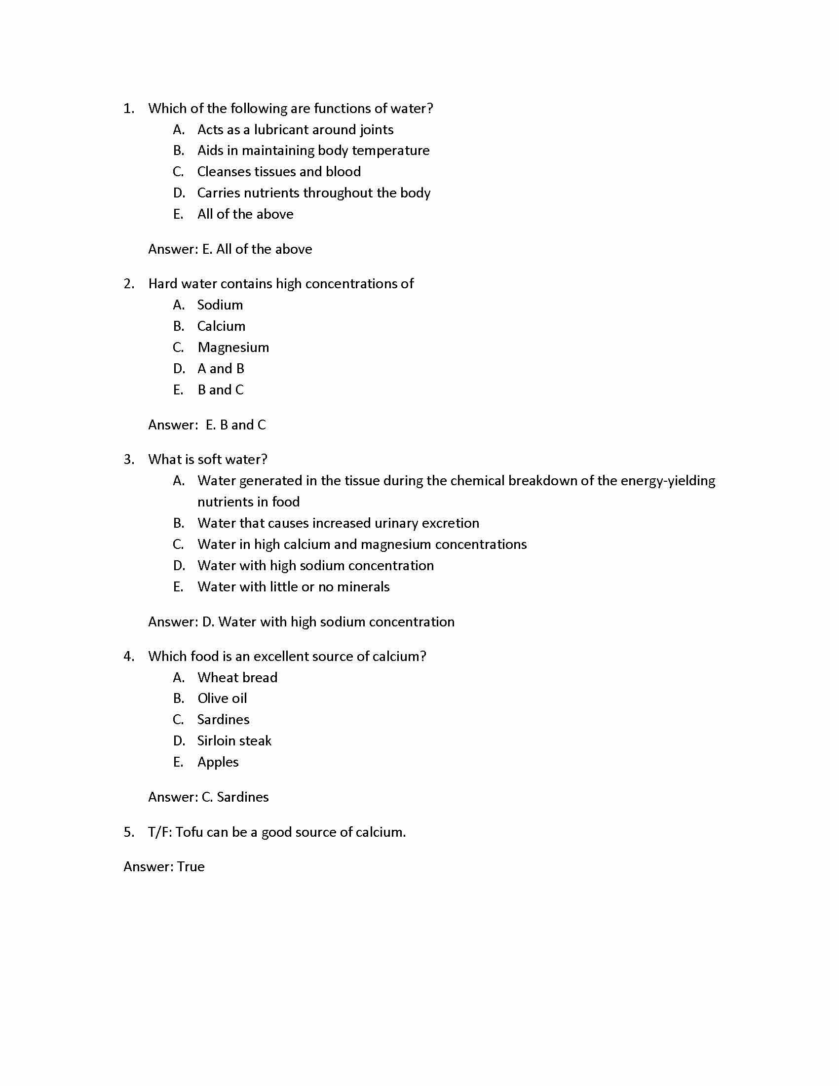 Intro To Human Nutrition