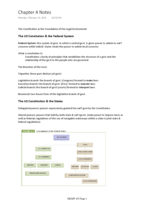 Chapter 4 Notes