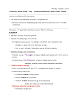 Week 2 Lecture Notes- Chem 142